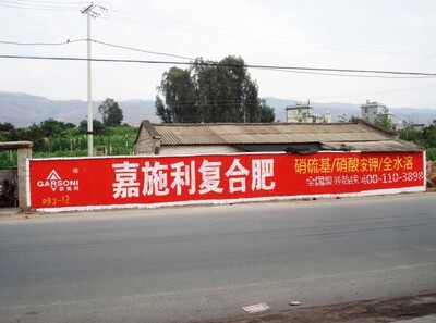 嘉施利復(fù)合肥云南墻體廣告