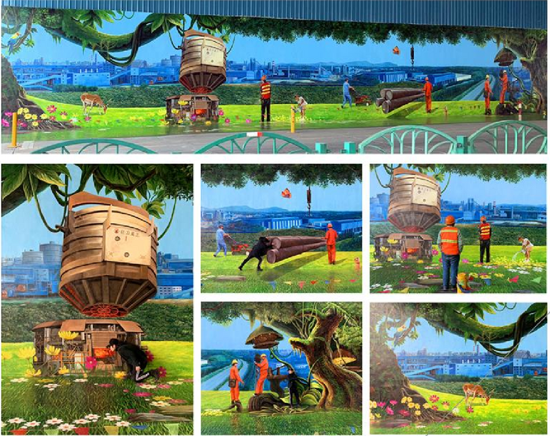 室內(nèi)彩繪墻體廣告